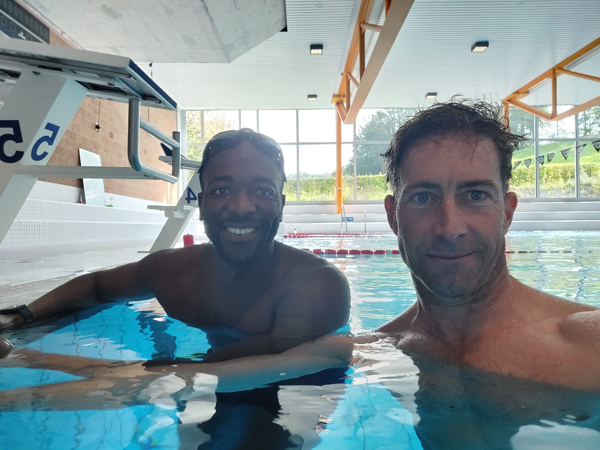 Testimonial picture of Marcus with student